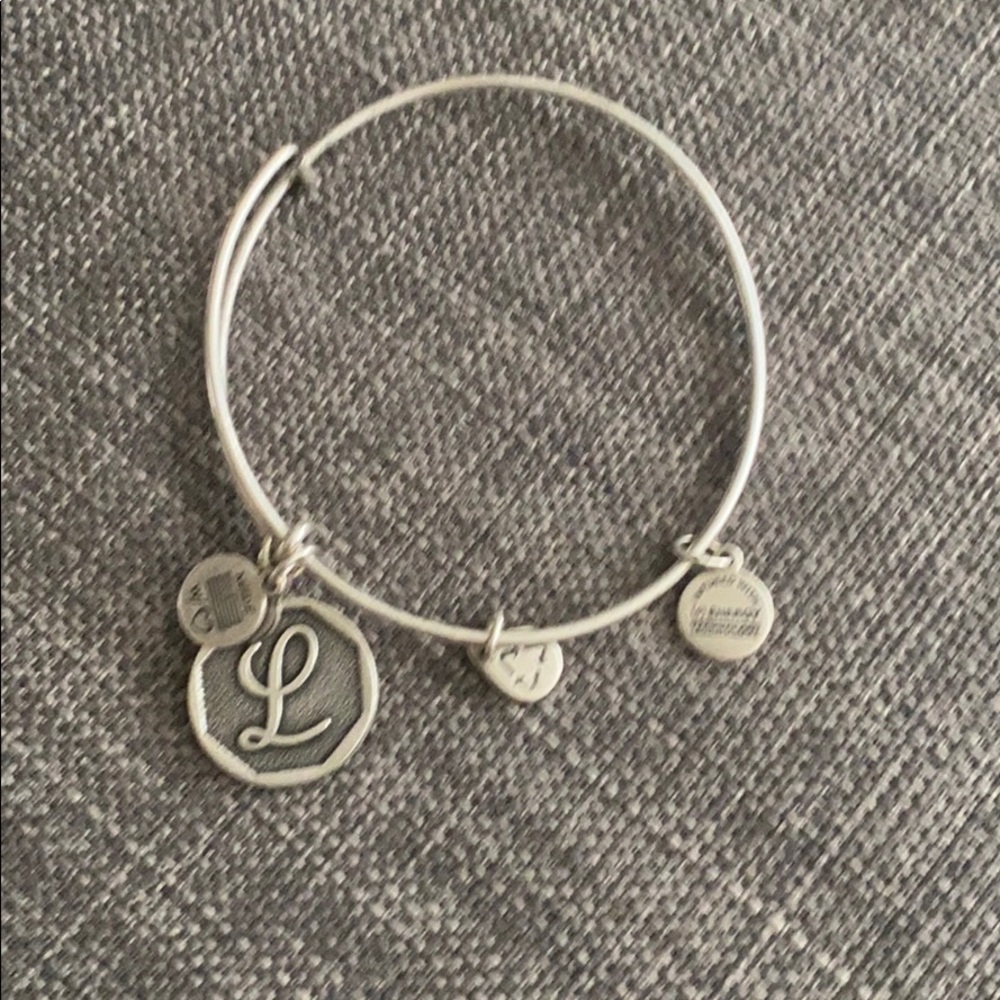 Alex and Ani “L” charm bangle